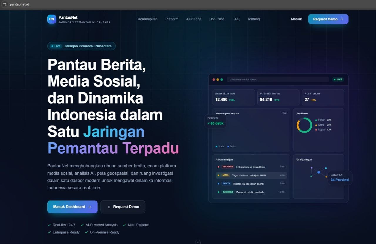 Aplikasi PantauNet